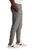District DT6107 Mens V.I.T. Fleece Jogger Sweatpants w/ Pockets Grey Frost Model Side