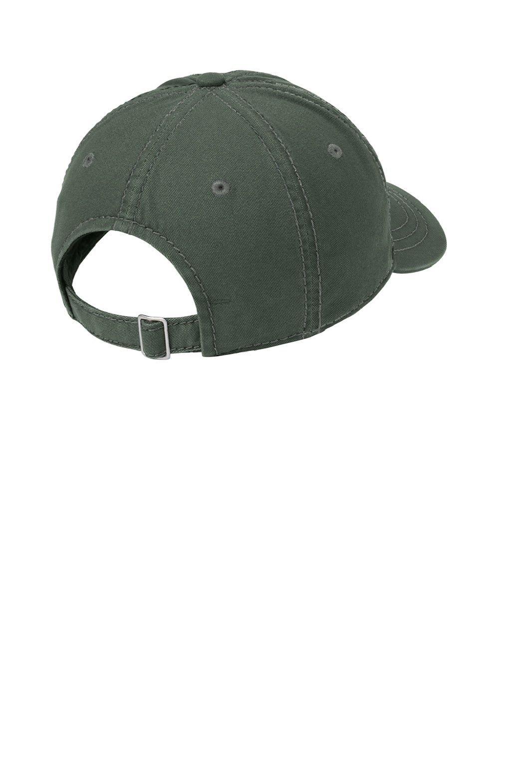 District Hats DT610 Mens Adjustable Hat Light Olive Green Flat Back