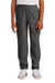 District DT6112Y Youth V.I.T. Fleece Sweatpants w/ Pockets Heather Charcoal Grey Model Front