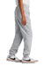 District DT6112Y Youth V.I.T. Fleece Sweatpants w/ Pockets Heather Light Grey Model Side