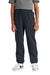 District DT6112Y Youth V.I.T. Fleece Sweatpants w/ Pockets New Navy Blue Model Front