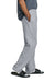District DT6117 Mens V.I.T. Fleece Open Bottom Sweatpants w/ Pockets Heather Light Grey Model Side
