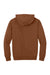 District DT6150 Mens V.I.T. Fleece Hooded Sweatshirt Hoodie Baked Clay Brown Flat Back