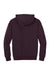 District DT6150 Mens V.I.T. Fleece Hooded Sweatshirt Hoodie Bordeaux Flat Back