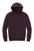 District DT6150 Mens V.I.T. Fleece Hooded Sweatshirt Hoodie Bordeaux Flat Front