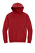 District DT6150 Mens V.I.T. Fleece Hooded Sweatshirt Hoodie Classic Red Flat Front