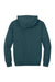 District DT6150 Mens V.I.T. Fleece Hooded Sweatshirt Hoodie Deep Cyan Blue Flat Back