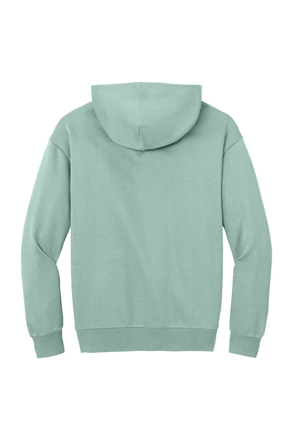 District DT6150 Mens V.I.T. Fleece Hooded Sweatshirt Hoodie Dusty Sage Green Flat Back