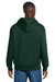 District DT6150 Mens V.I.T. Fleece Hooded Sweatshirt Hoodie Forest Green Model Back