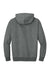 District DT6150 Mens V.I.T. Fleece Hooded Sweatshirt Hoodie Grey Frost Flat Back
