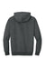 District DT6150 Mens V.I.T. Fleece Hooded Sweatshirt Hoodie Heather Charcoal Grey Flat Back