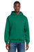 District DT6150 Mens V.I.T. Fleece Hooded Sweatshirt Hoodie Jewel Green Model Front