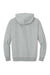District DT6150 Mens V.I.T. Fleece Hooded Sweatshirt Hoodie Heather Light Grey Flat Back