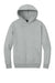 District DT6150 Mens V.I.T. Fleece Hooded Sweatshirt Hoodie Heather Light Grey Flat Front