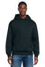 District DT6150 Mens V.I.T. Fleece Hooded Sweatshirt Hoodie Navy Blue Model Front