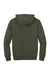 District DT6150 Mens V.I.T. Fleece Hooded Sweatshirt Hoodie Olive Green Flat Back