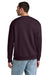 District DT6154 Mens V.I.T. Fleece Crewneck Sweatshirt Bordeaux Model Back