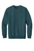 District DT6154 Mens V.I.T. Fleece Crewneck Sweatshirt Deep Cyan Blue Flat Front