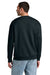 District DT6154 Mens V.I.T. Fleece Crewneck Sweatshirt Navy Blue Model Back