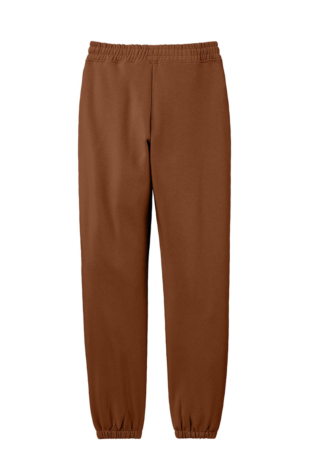 District DT6162 Mens V.I.T. Fleece Sweatpants w/ Pockets Baked Clay Brown Flat Back