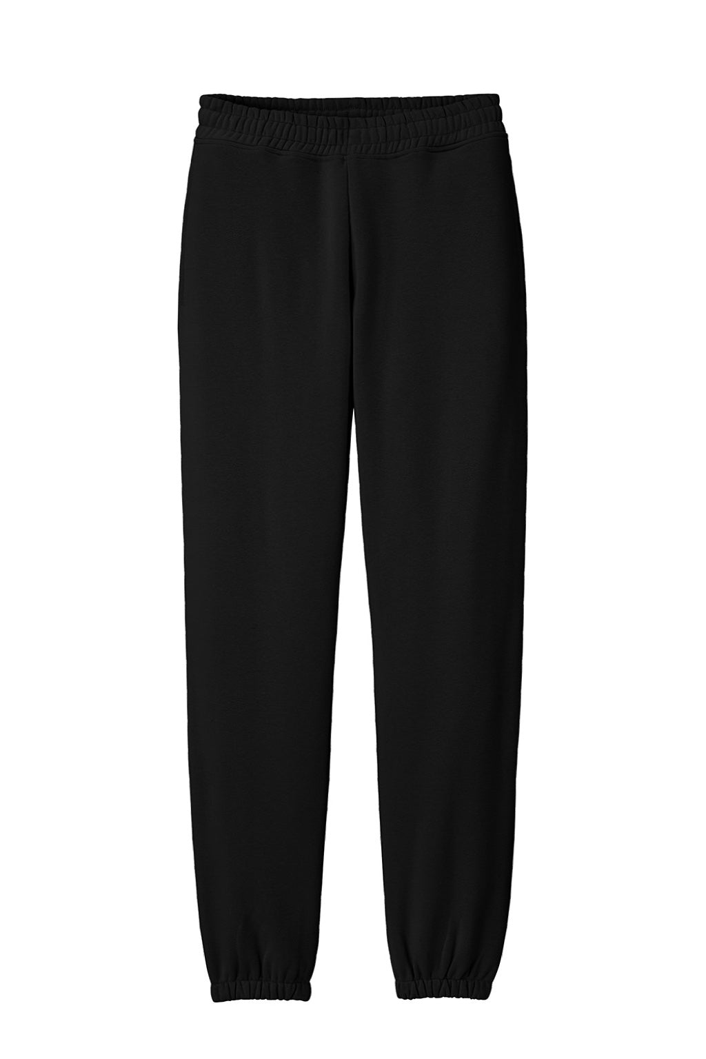 District DT6162 Mens V.I.T. Fleece Sweatpants w/ Pockets Black Flat Front