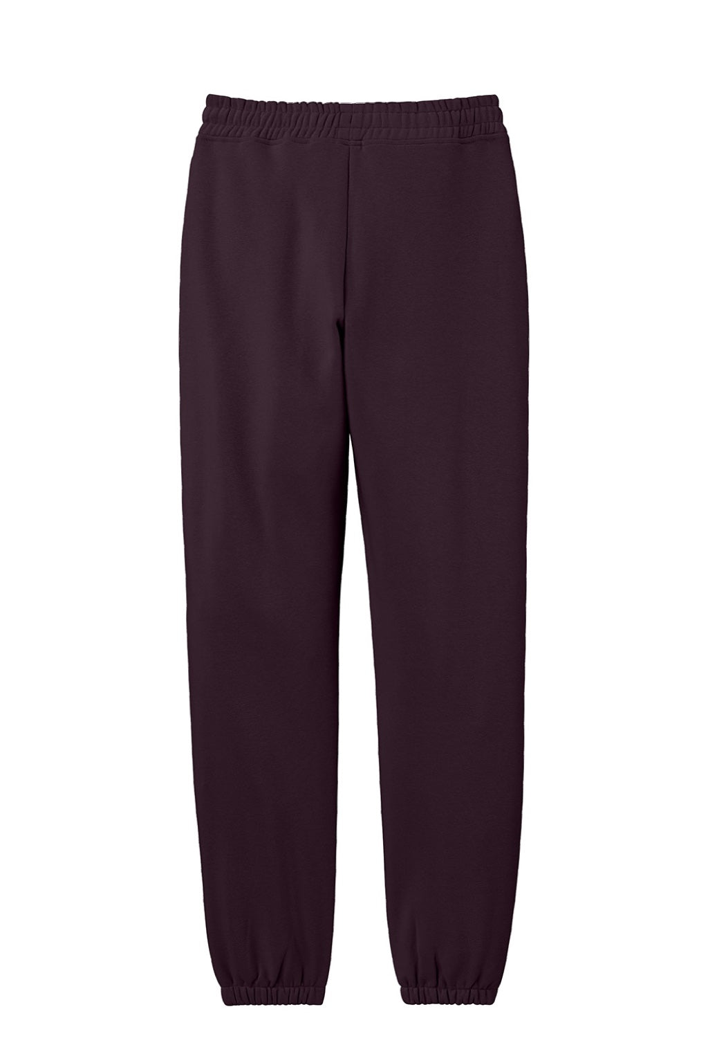District DT6162 Mens V.I.T. Fleece Sweatpants w/ Pockets Bordeaux Flat Back
