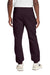 District DT6162 Mens V.I.T. Fleece Sweatpants w/ Pockets Bordeaux Model Back