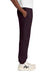 District DT6162 Mens V.I.T. Fleece Sweatpants w/ Pockets Bordeaux Model Side