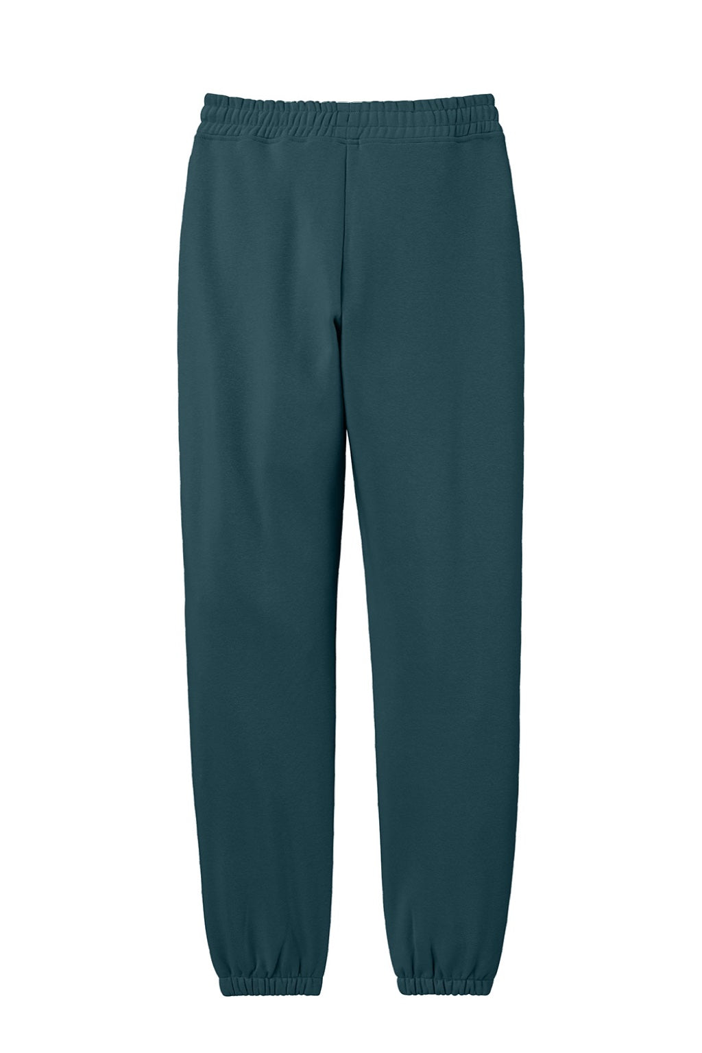 District DT6162 Mens V.I.T. Fleece Sweatpants w/ Pockets Deep Cyan Blue Flat Back