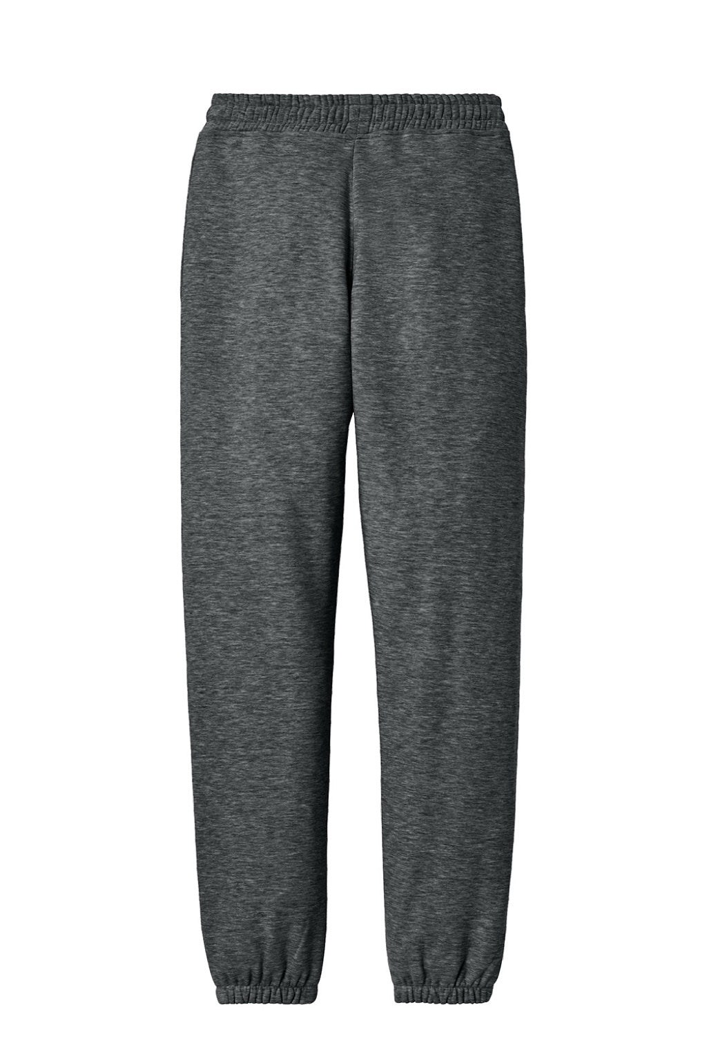 District DT6162 Mens V.I.T. Fleece Sweatpants w/ Pockets Heather Charcoal Grey Flat Back