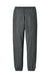 District DT6162 Mens V.I.T. Fleece Sweatpants w/ Pockets Heather Charcoal Grey Flat Back