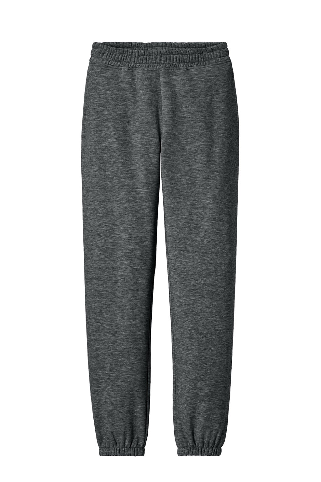 District DT6162 Mens V.I.T. Fleece Sweatpants w/ Pockets Heather Charcoal Grey Flat Front