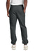 District DT6162 Mens V.I.T. Fleece Sweatpants w/ Pockets Heather Charcoal Grey Model Back