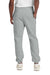 District DT6162 Mens V.I.T. Fleece Sweatpants w/ Pockets Heather Light Grey Model Back