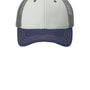 District Hats Mens Adjustable Hat - Chrome Grey/New Navy Blue