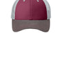 District Hats Mens Adjustable Hat - Maroon/Charcoal Grey