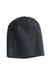 District Hats DT618 Unisex Slouch Beanie Heather Charcoal Grey Flat Front