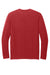 District DT6200 Mens Very Important Long Sleeve Crewneck T-Shirt Classic Red Flat Back