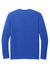 District DT6200 Mens Very Important Long Sleeve Crewneck T-Shirt Deep Royal Blue Flat Back