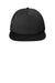District Hats DT624 Mens Flat Bill Snapback Trucker Hat Black Flat Front