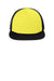 District Hats DT624 Mens Flat Bill Snapback Trucker Hat Neon Yellow Flat Front