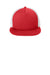 District Hats DT624 Mens Flat Bill Snapback Trucker Hat New Red Flat Front
