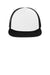 District Hats DT624 Mens Flat Bill Snapback Trucker Hat White Flat Front