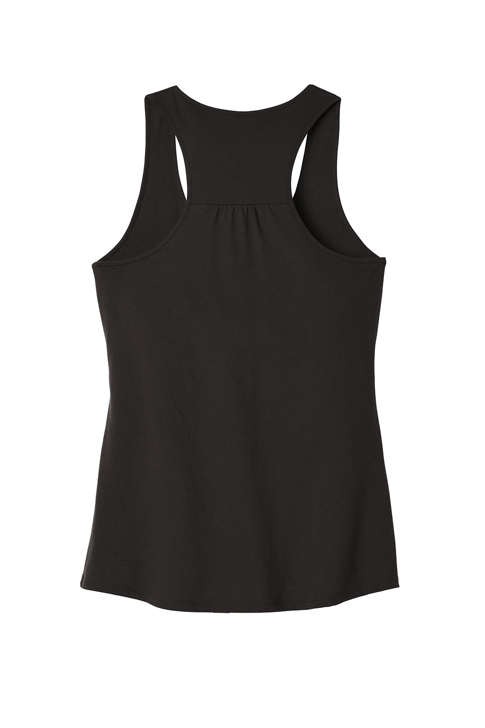 District DT6302 Womens Very Important Tank Top Black Flat Back
