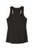 District DT6302 Womens Very Important Tank Top Black Flat Back