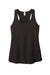 District DT6302 Womens Very Important Tank Top Black Flat Front