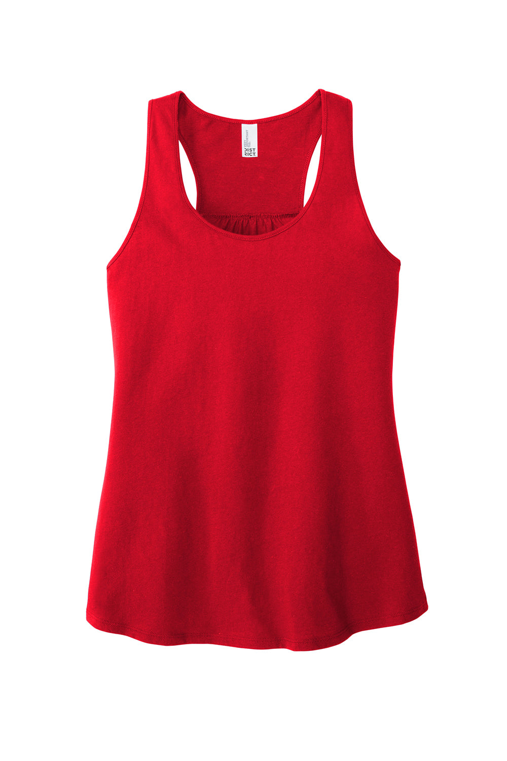 District DT6302 Womens Very Important Tank Top Classic Red Flat Front