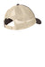 District Hats DT630 Mens Adjustable Hat Chocolate Brown/Stone Flat Back
