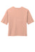 District DT6402 Womens Very Important Boxy Short Sleeve Crewneck T-Shirt Dusty Peach Flat Back
