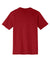 District DT6500 Mens Very Important Short Sleeve V-Neck T-Shirt Classic Red Flat Back